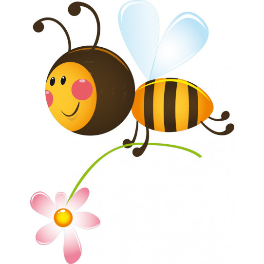 Autocollant Stickers enfant abeille