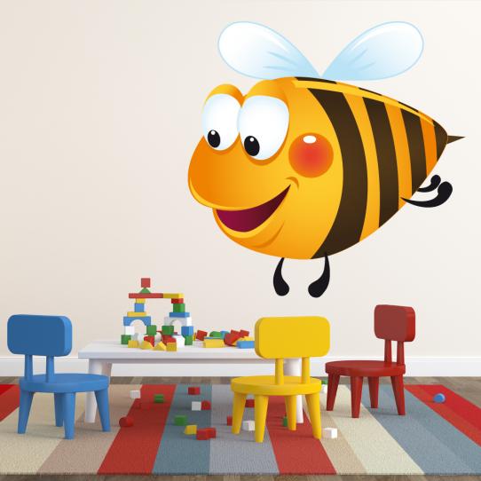 Autocollant Stickers enfant abeille