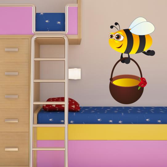 Autocollant Stickers enfant abeille