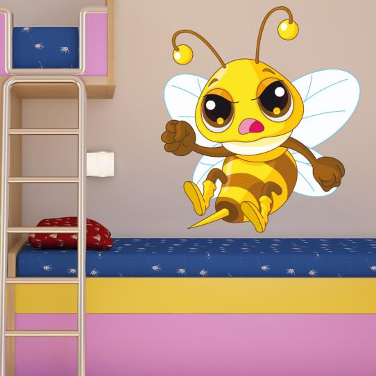 Autocollant Stickers enfant abeille