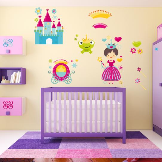 Autocollant Stickers enfant accessoires princesse  