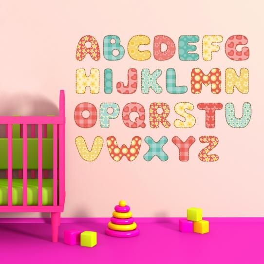 Autocollant Stickers enfant alphabet