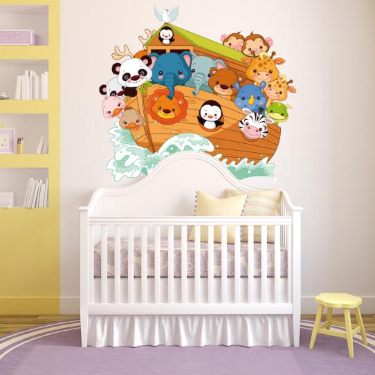 Stickers animaux bateau