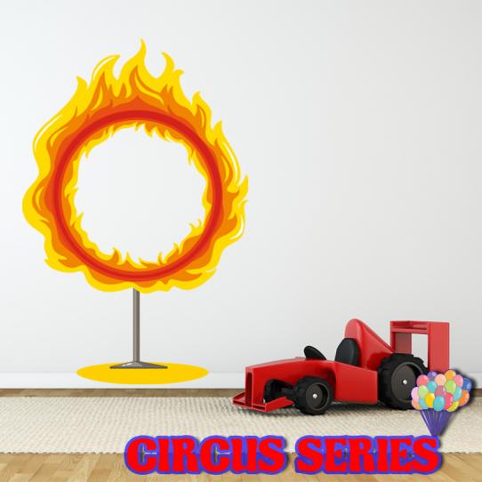 Autocollant Stickers enfant anneau de feu