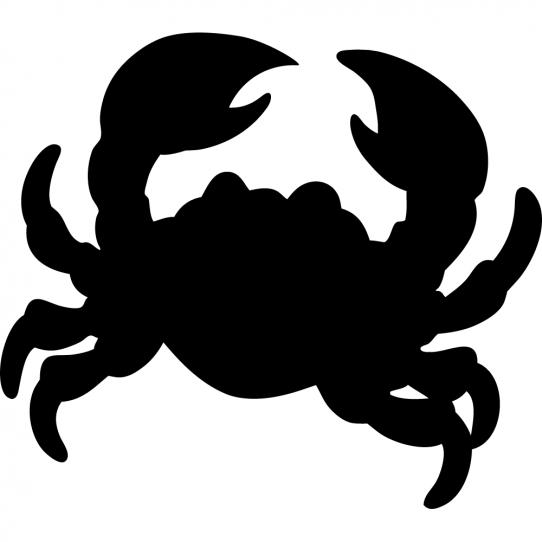 Stickers ardoise crabe