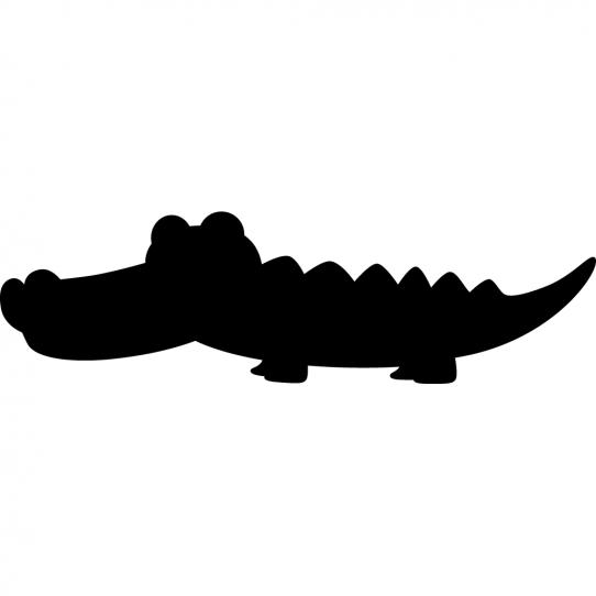 Stickers ardoise crocodile