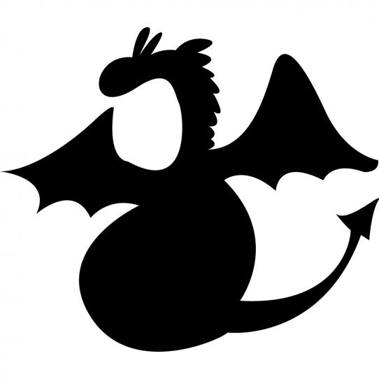 Stickers ardoise dragon
