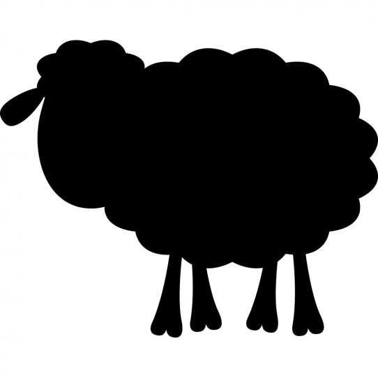 Stickers ardoise mouton