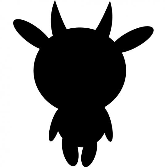 Stickers ardoise vache