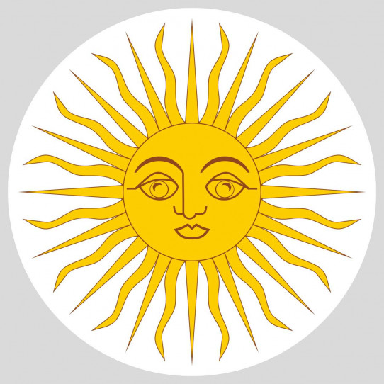 Stickers argentine soleil