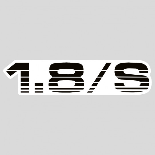 Stickers audi 1.8s
