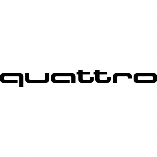 Stickers audi quattro