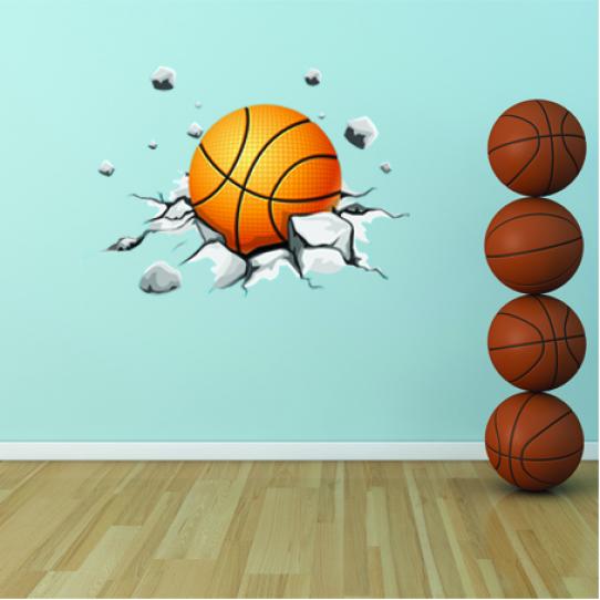 Stickers ballon de basketball