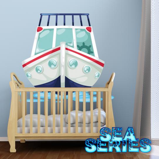 Autocollant Stickers muraux enfant bateau