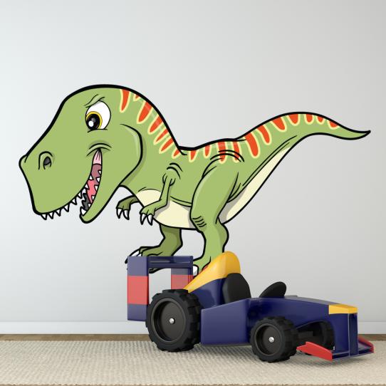 Autocollant Stickers mural enfant bebe tyrannosaure