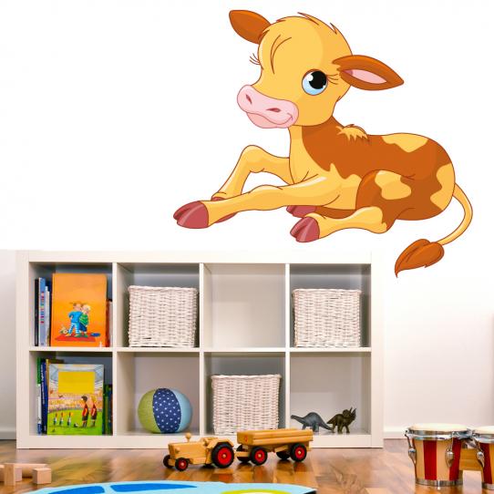 Autocollant Stickers enfant  veau