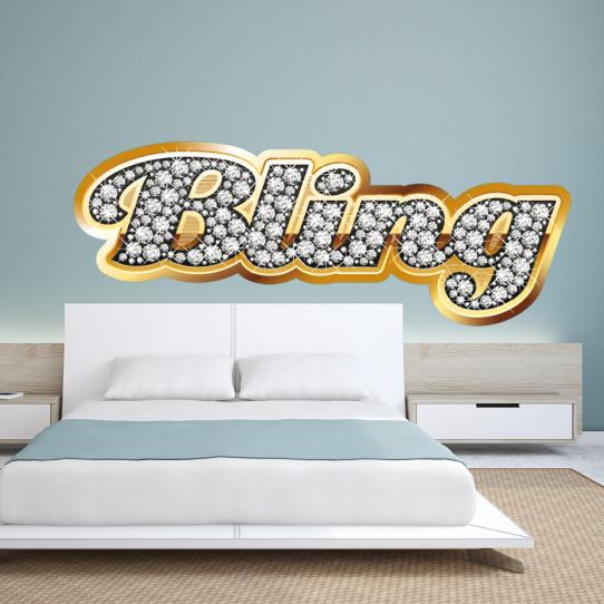 Autocollant Stickers mural ado bling