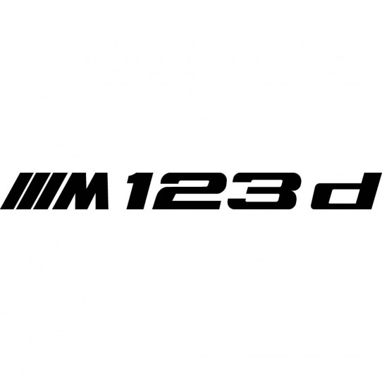 Stickers bmw 123d