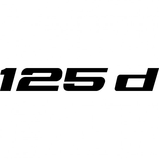 Stickers bmw 125d