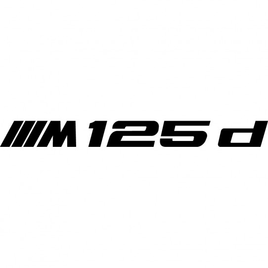 Stickers bmw 125d