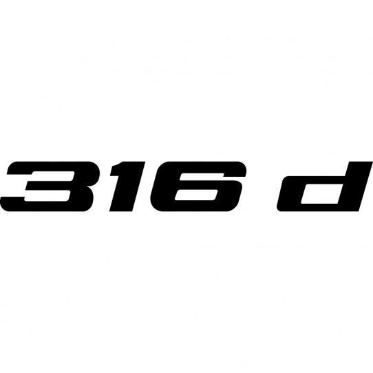 Stickers bmw 316d