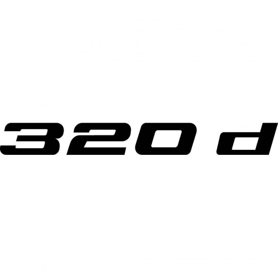 Stickers bmw 320d