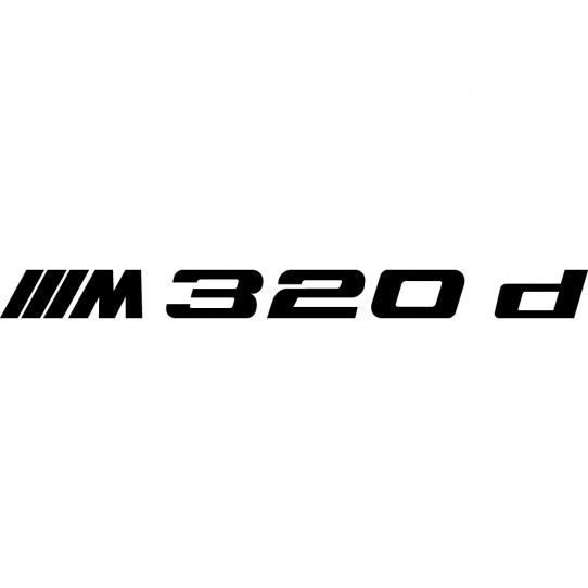 Stickers bmw 320d