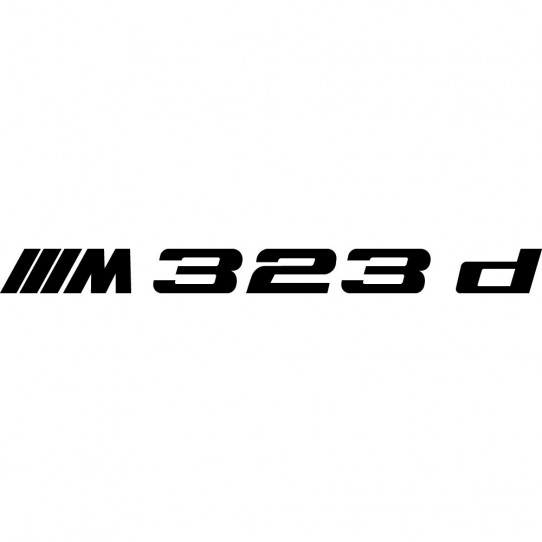 Stickers bmw 323d