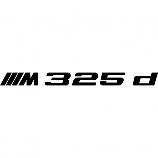 Stickers bmw 325d