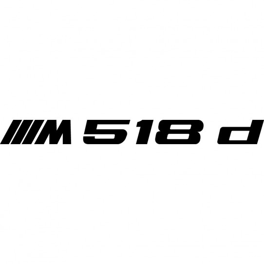 Stickers bmw 518d