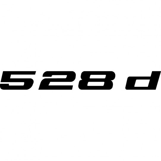 Stickers bmw 528d