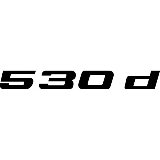 Stickers bmw 530d