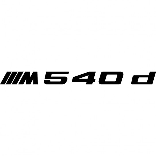Stickers bmw 540d