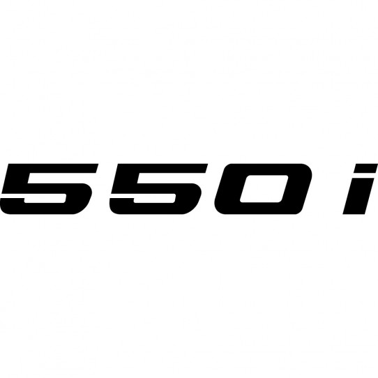 Stickers bmw 550i