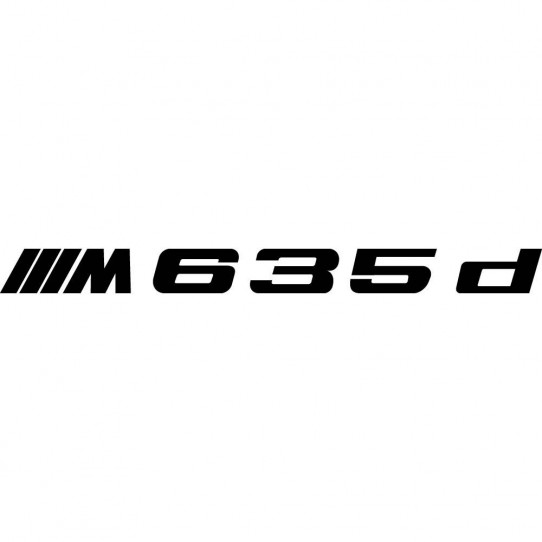 Stickers bmw 635d