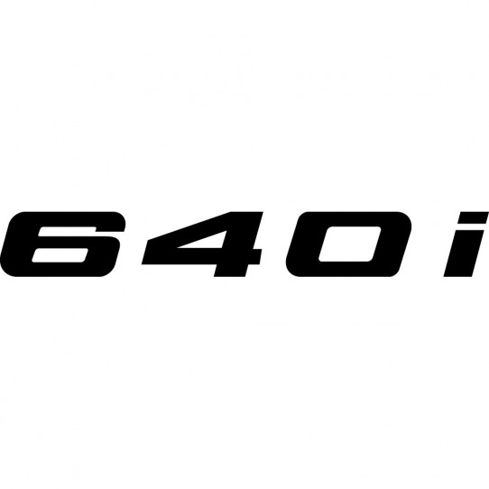 Stickers bmw 640i