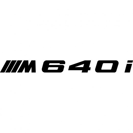 Stickers bmw 640i
