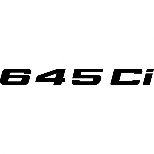 Stickers bmw 645ci