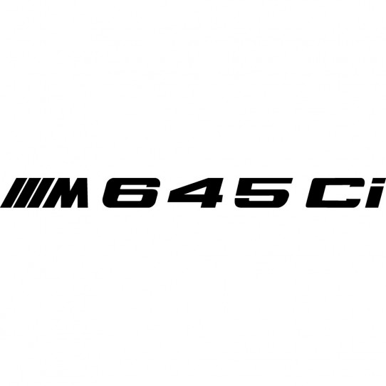 Stickers bmw 645ci