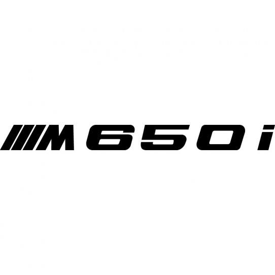 Stickers bmw 650i