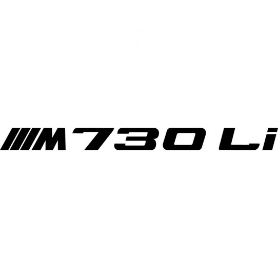 Stickers bmw 730li