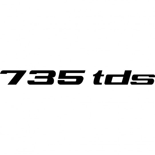 Stickers bmw 735tds
