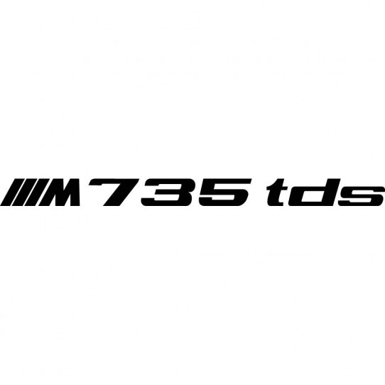Stickers bmw 735tds