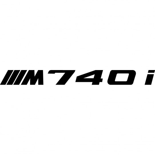Stickers bmw 740i
