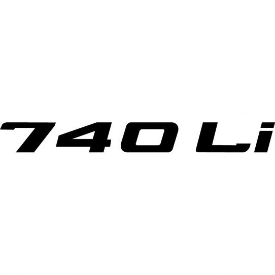 Stickers bmw 740li