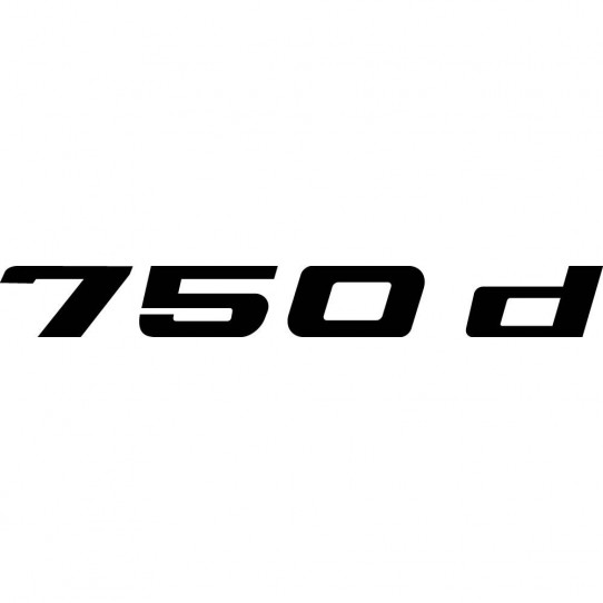 Stickers bmw 750d