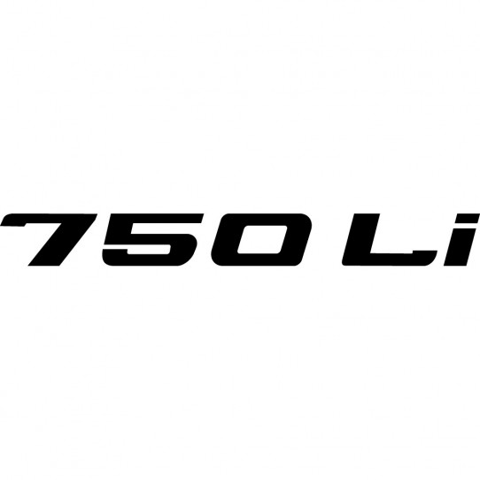 Stickers bmw 750li