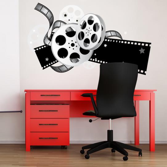 Autocollant Stickers ado bobine cinema