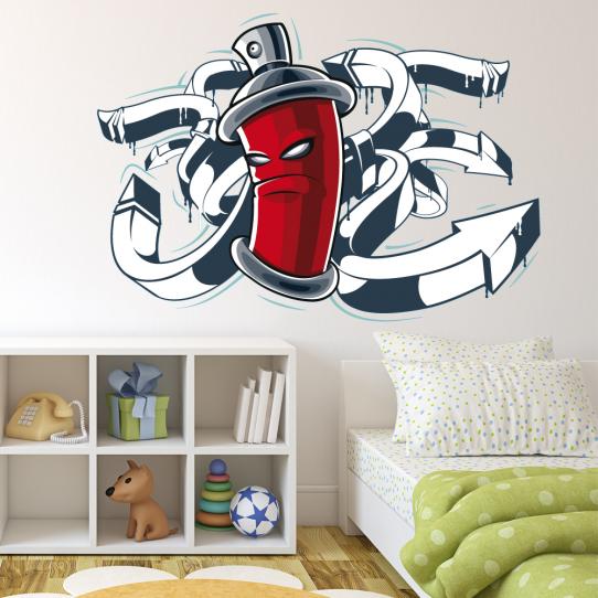 Autocollant Stickers ado bombe peinture