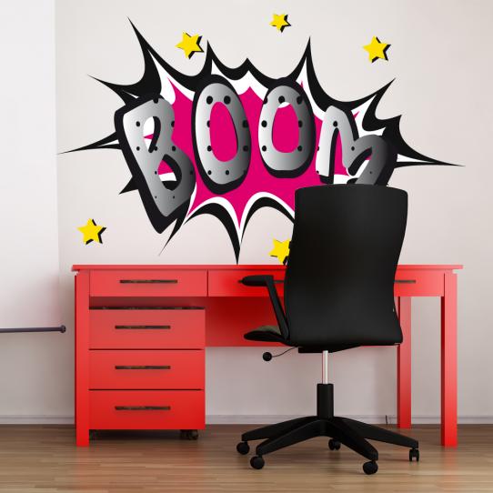 Autocollant Stickers ado boom